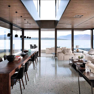 Verona Blue Vitrified Terrazzo Porcelain - Stone and Tile Projects