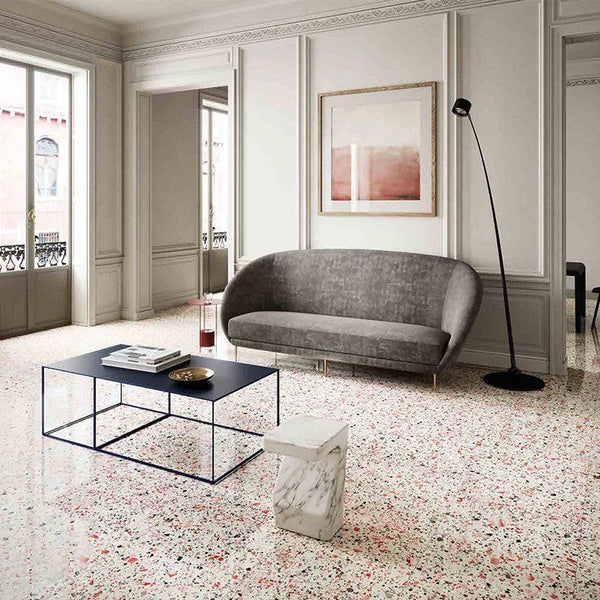 Verona Coral Vitrified Terrazzo Porcelain - Stone and Tile Projects