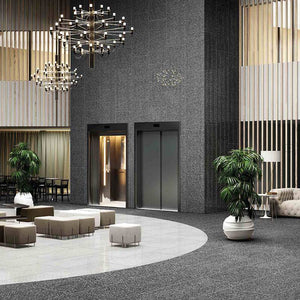 Verona Graphite Vitrified Terrazzo Porcelain - Stone and Tile Projects