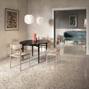 Verona Pink Vitrified Terrazzo Porcelain - Stone and Tile Projects