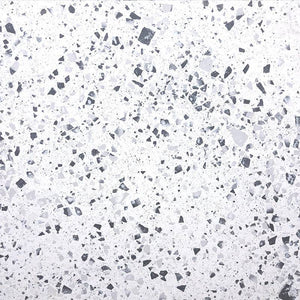 Verona White Vitrified Terrazzo Porcelain - Stone and Tile Projects