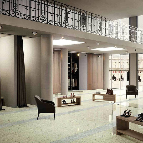 Verona Yellow Vitrified Terrazzo Porcelain - Stone and Tile Projects