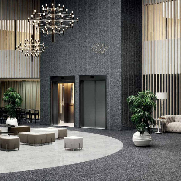 Vicenza Graphite Vitrified Porcelain - Stone and Tile Projects
