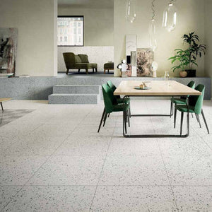 Vicenza White Vitrified Porcelain - Stone and Tile Projects