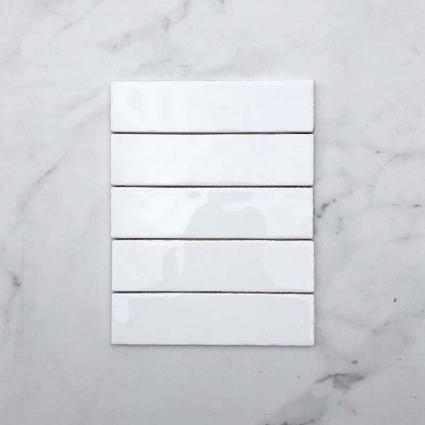 White Moroccan Ceramic 200×50 - Stone and Tile Projects