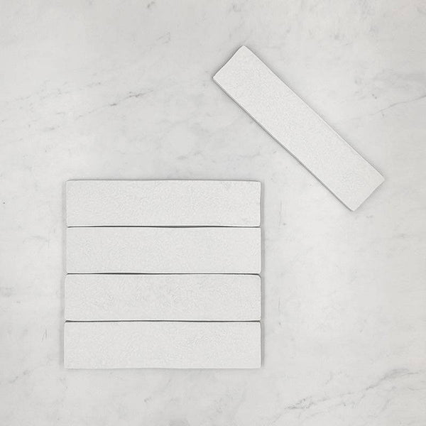 White Paddington Brick Porcelain - Stone and Tile Projects