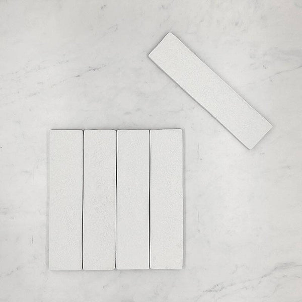 White Paddington Brick Vertical Stack Boned