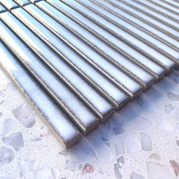 Japanese White Slim Kit Kat 146x10 - Stone and Tile Projects