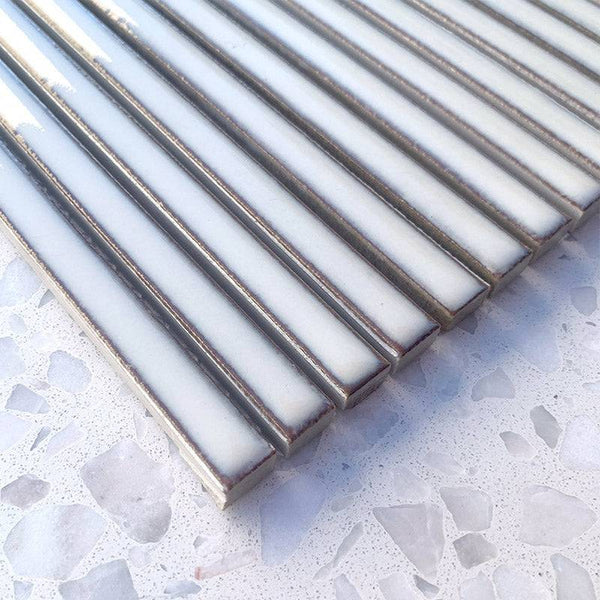 Japanese Off White Slim Kit Kat 146x10 - Stone and Tile Projects