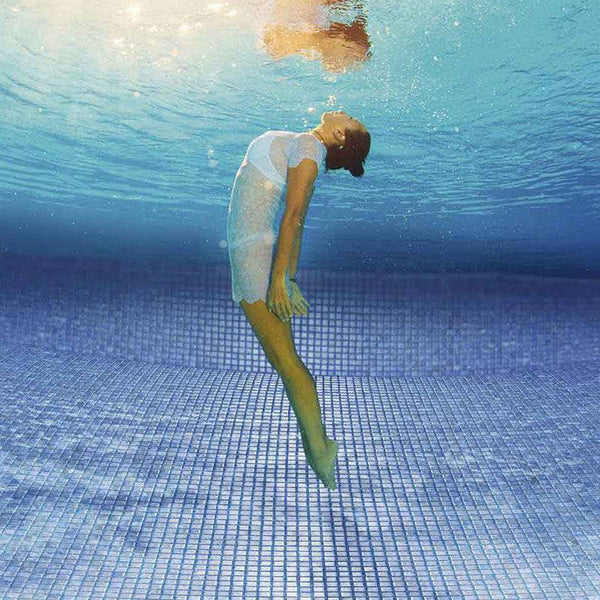 Zen Blue Stone Glass Mosaic Pool Tile - Stone and Tile Projects