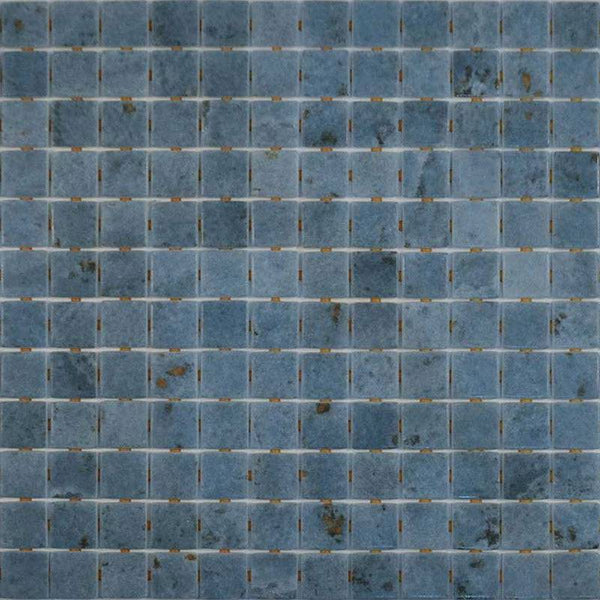Zen Makauba Glass Mosaic Pool Tile - Stone and Tile Projects