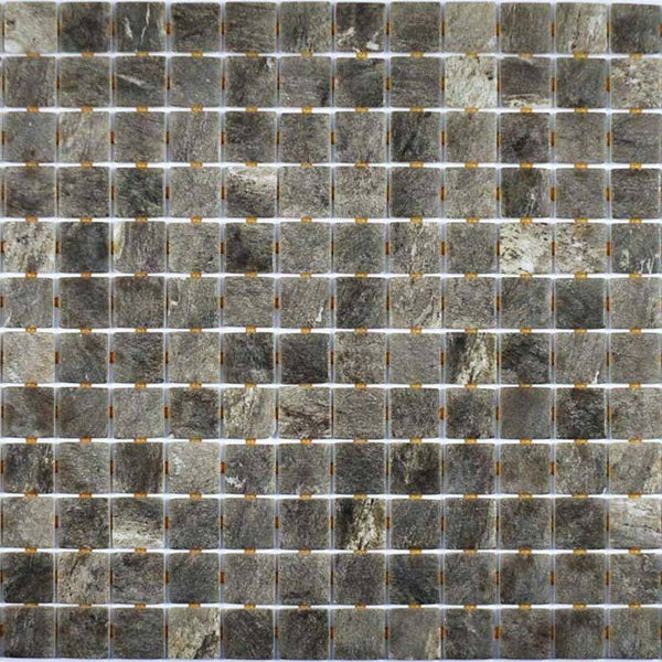 Zen Phyllite Glass Mosaic Pool Tile - Stone and Tile Projects