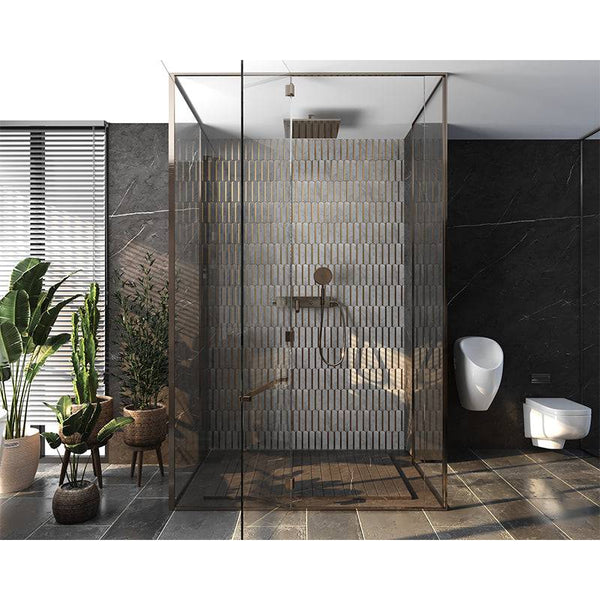 Arco Oro Carrara Bianco Marble Mosaic - Stone and Tile Projects