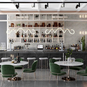 Arco Oro Carrara Bianco Marble Mosaic - Stone and Tile Projects