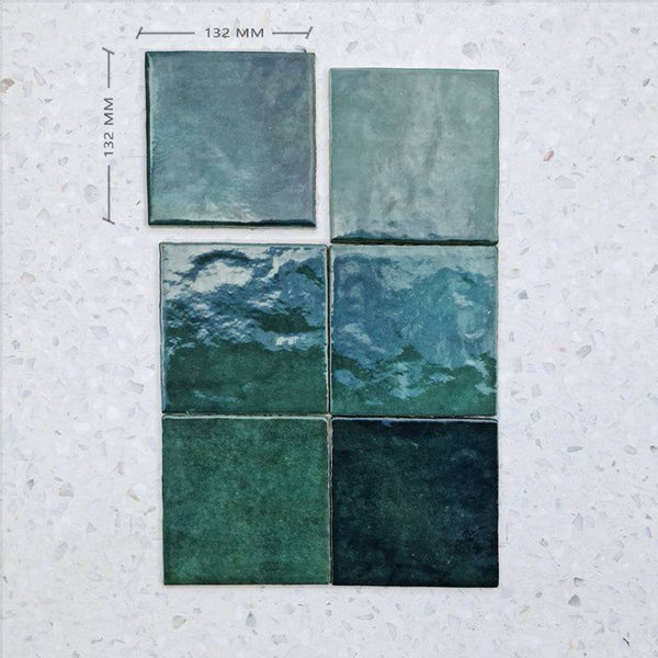 Art Green Moroccan Ceramic - Stone and Tile Projects