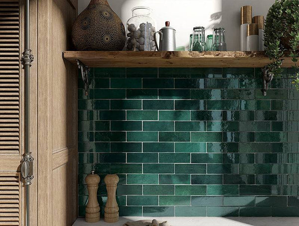 Art Green Moroccan Ceramic - Stone and Tile Projects