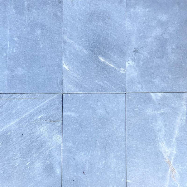 Azul Marmo Tumbled and Fine Sandblasted Tile - Stone and Tile Projects