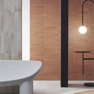 Bergano Beige Italian Subway Porcelain 370x60 - Stone and Tile Projects