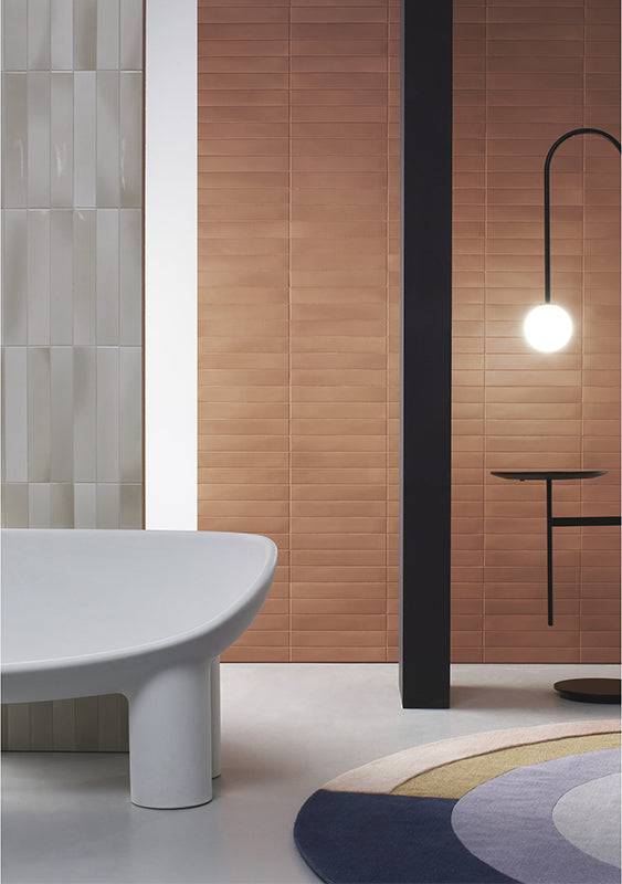 Bergano Beige Italian Subway Porcelain 370x60 - Stone and Tile Projects