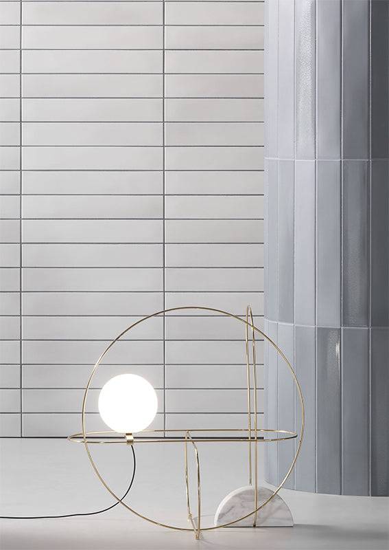 Bergano Bianco Italian Subway Porcelain 370x60 - Stone and Tile Projects