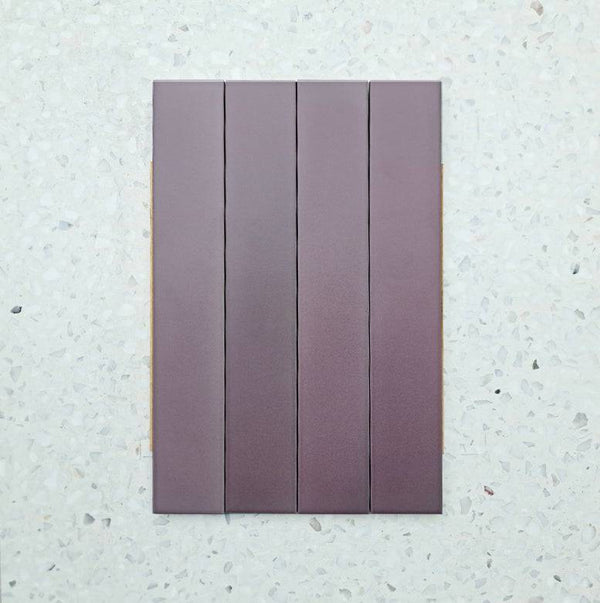 Bergano Malva Italian Subway Porcelain 370x60 - Stone and Tile Projects