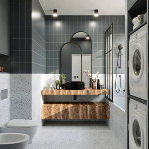 Bianco Sapphire Terrazzo STP 39 - Stone and Tile Projects