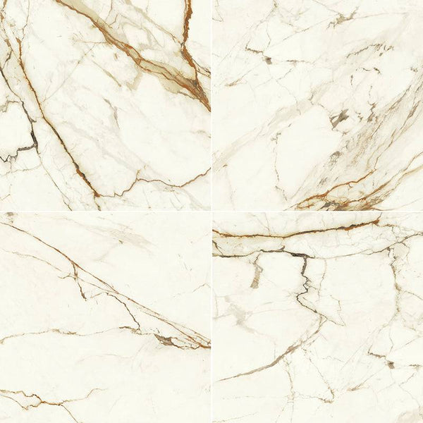Calacatta Borghini Gold Italian Porcelain - Stone and Tile Projects