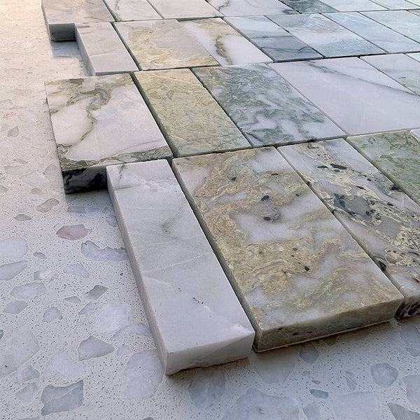 Calacatta Ice Jade Scarpa Plus - Stone and Tile Projects