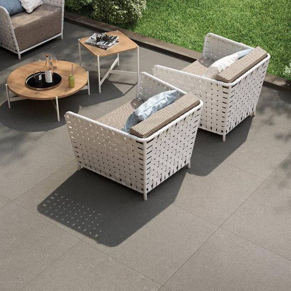 Cotto D'este Cluny Light Grey Italian Porcelain - Stone and Tile Projects