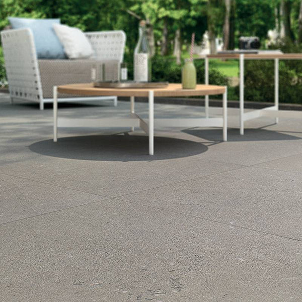 Cotto D'este Cluny Light Grey Italian Porcelain - Stone and Tile Projects