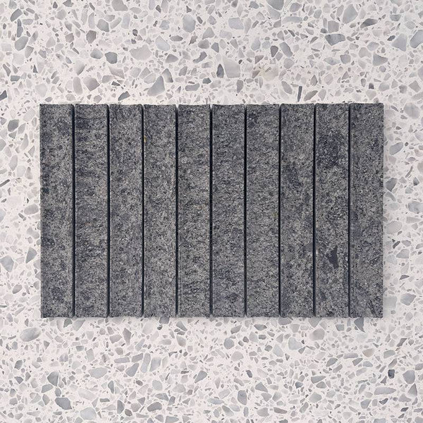 Carbon Concave Mosaic - Stone and Tile Projects