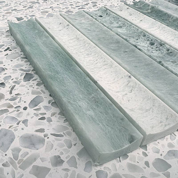 Paradiso Green Concave Mosaic - Stone and Tile Projects