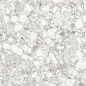 Genoa Pearl Coarse Grain Terrazzo Porcelain - Stone and Tile Projects
