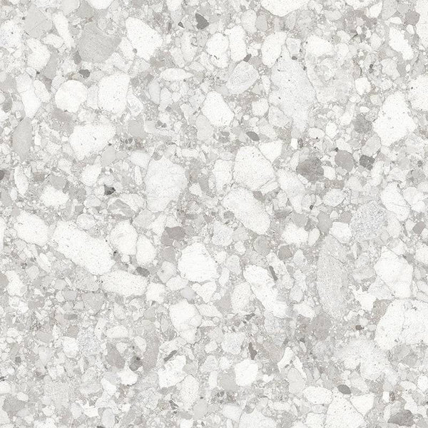 Genoa Pearl Coarse Grain Terrazzo Porcelain - Stone and Tile Projects