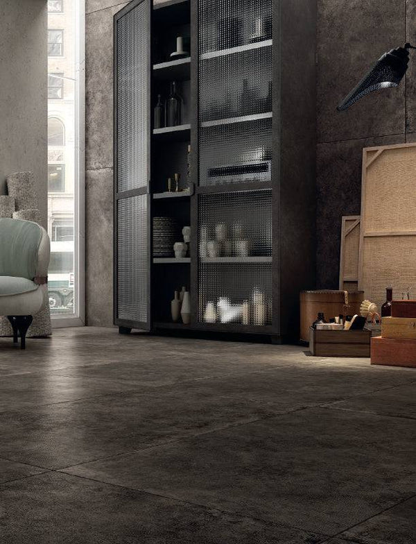 Leather Luxe Tobacco Italian Porcelain - Stone and Tile Projects