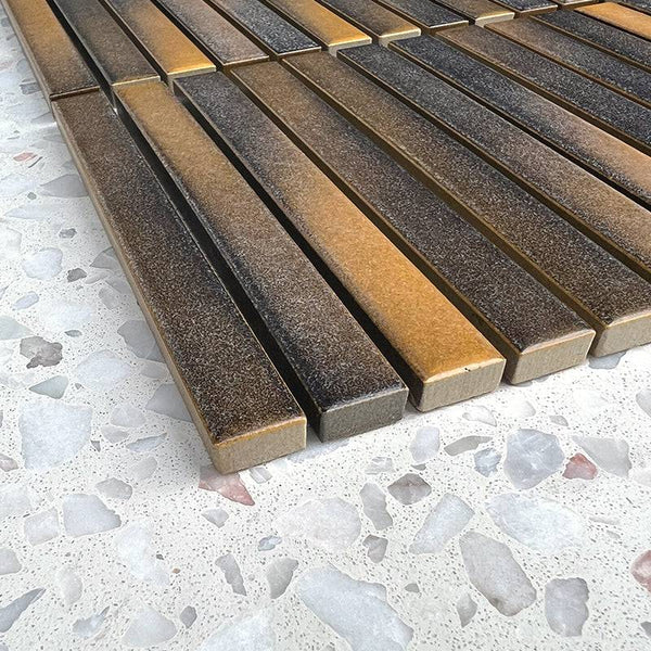 Midnight Blend Kit Kat Mosaic 145x15 - Stone and Tile Projects