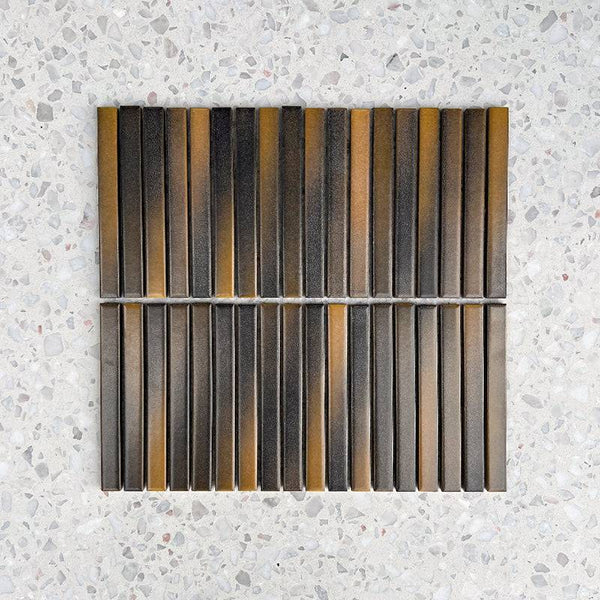 Midnight Blend Kit Kat Mosaic 145x15 - Stone and Tile Projects