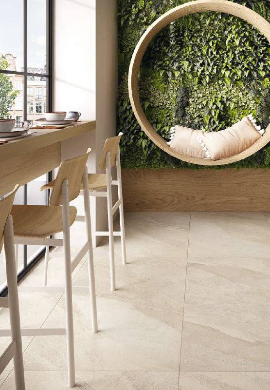 Quadro Lime Ecru Italian Porcelain - Stone and Tile Projects