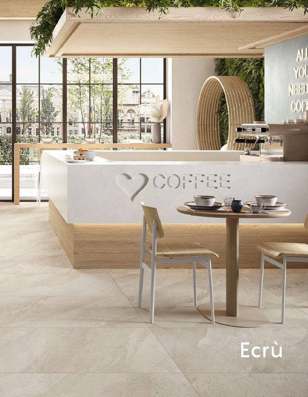 Quadro Lime Ecru Italian Porcelain - Stone and Tile Projects