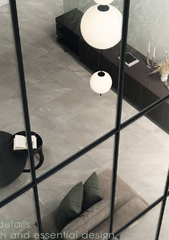 Quadro Lime Grey Italian Porcelain - Stone and Tile Projects