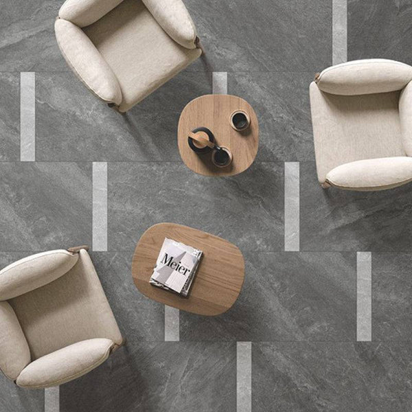 Quartz Charcoal 1200x600 Porcelain - Stone and Tile Projects