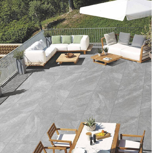 Quartz Grigio 1200x600 Porcelain - Stone and Tile Projects