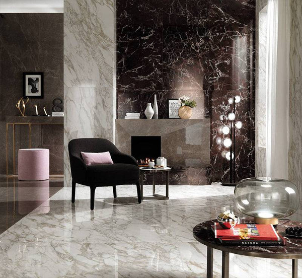 Rosso Levanto Italian Porcelain - Stone and Tile Projects