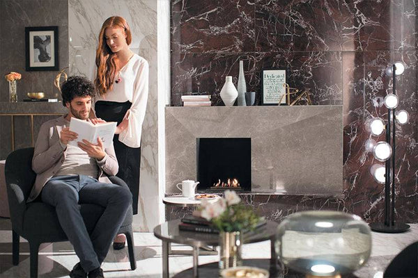 Rosso Levanto Italian Porcelain - Stone and Tile Projects