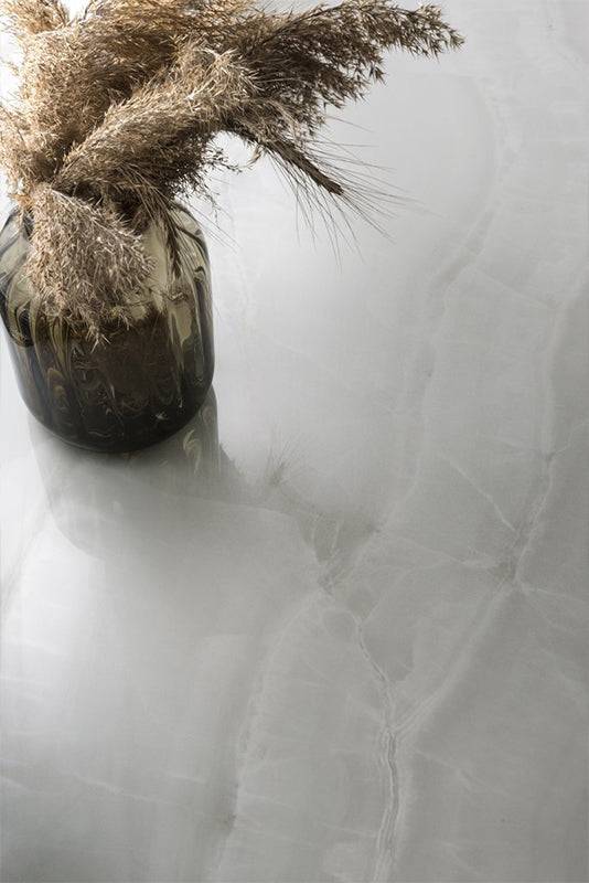 Silk Bianco Pearl Italian Porcelain - Stone and Tile Projects