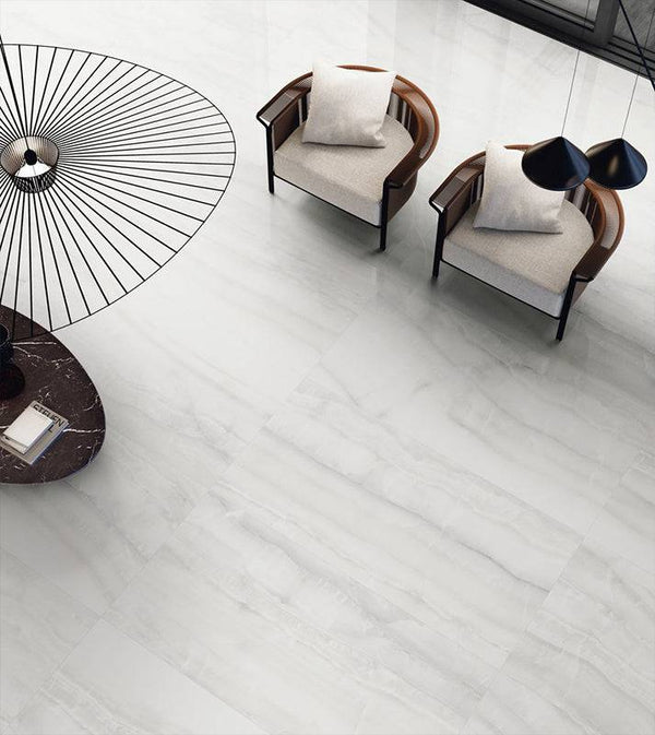 Silk Silver Pearl Italian Porcelain - Stone and Tile Projects