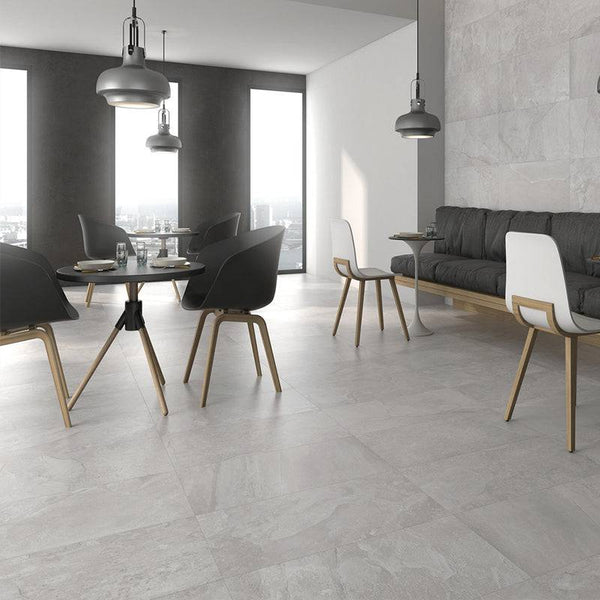 Slate Grey Spanish Porcelain - Stone and Tile Projects