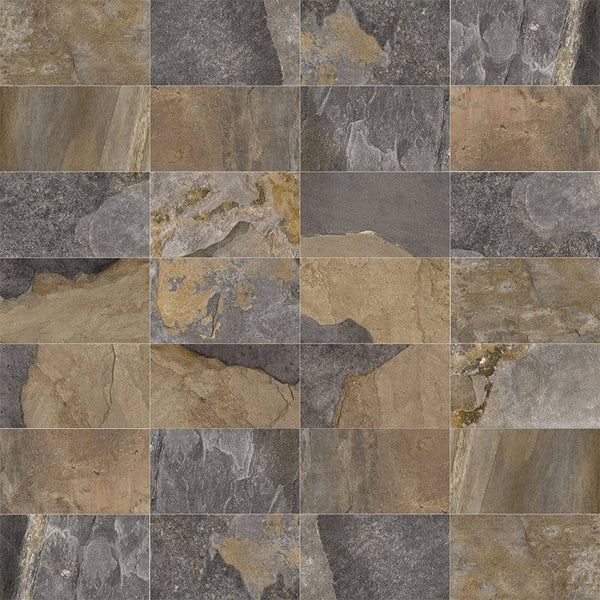 Slate Rosso Mix Spanish Porcelain - Stone and Tile Projects