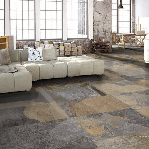 Slate Rosso Mix Spanish Porcelain - Stone and Tile Projects