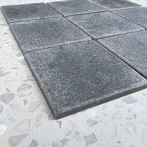 Square Cemento Black Marble Mosaic